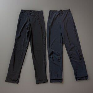 PORTO San Francisco Womens Size 0 Zip Waist Leggings/Pants Lot Navy Blue & Black